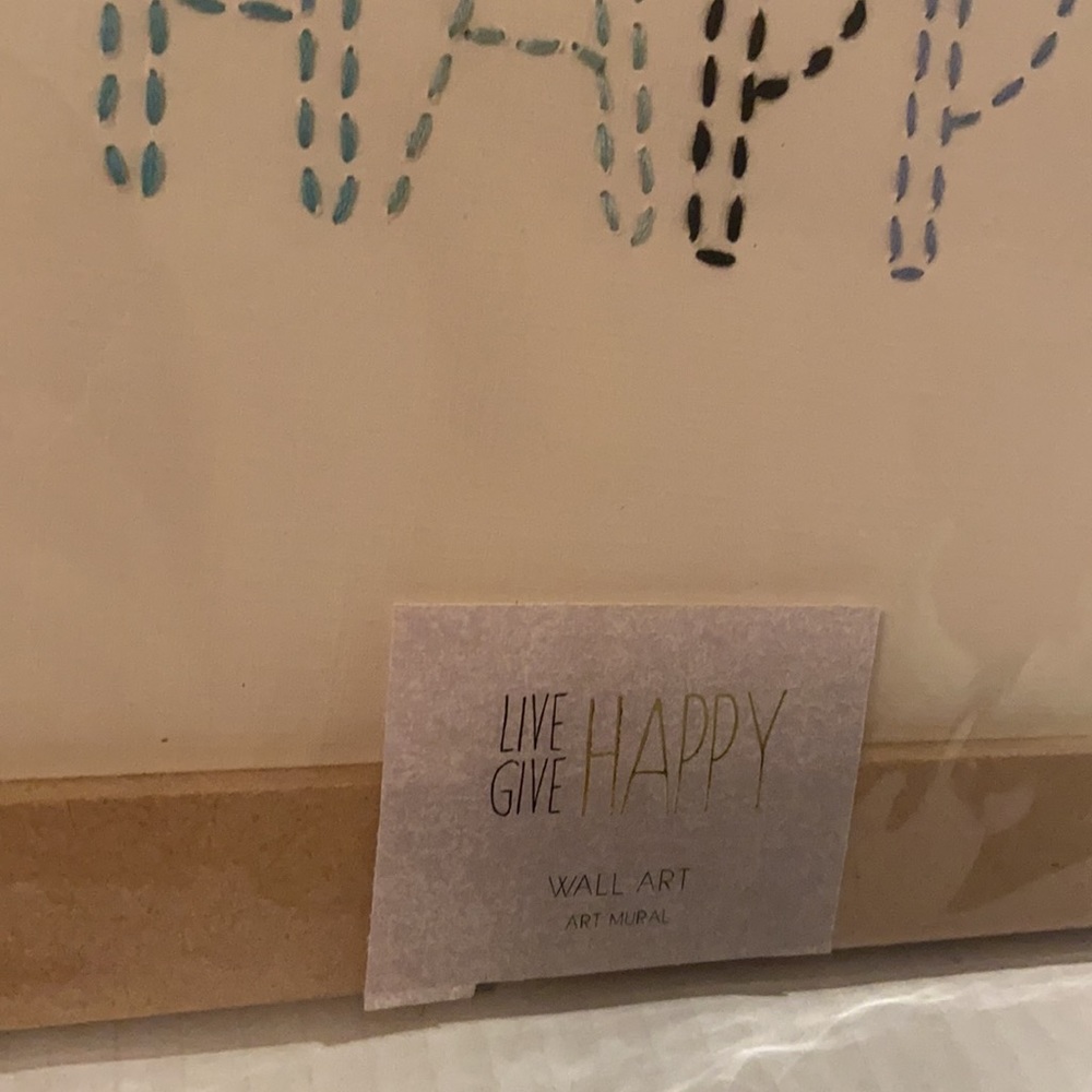 Live Happy Wall Art - Picture 3 of 5